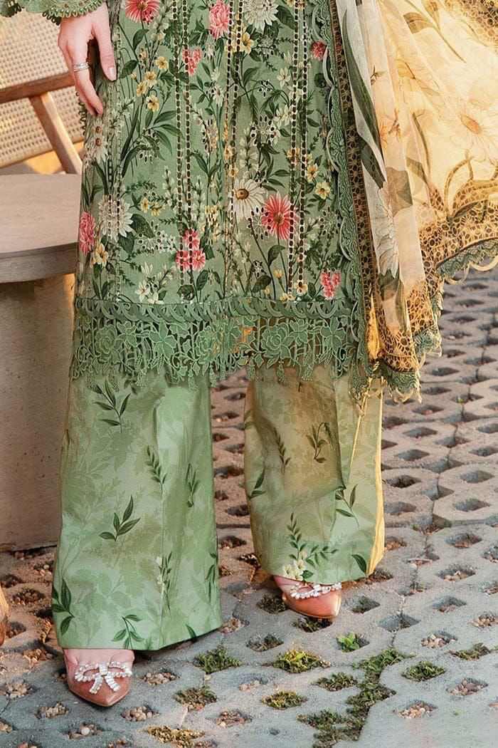 Maria.B Luxury Lawn Embroidered 3 Piece Unstitched - MP010
