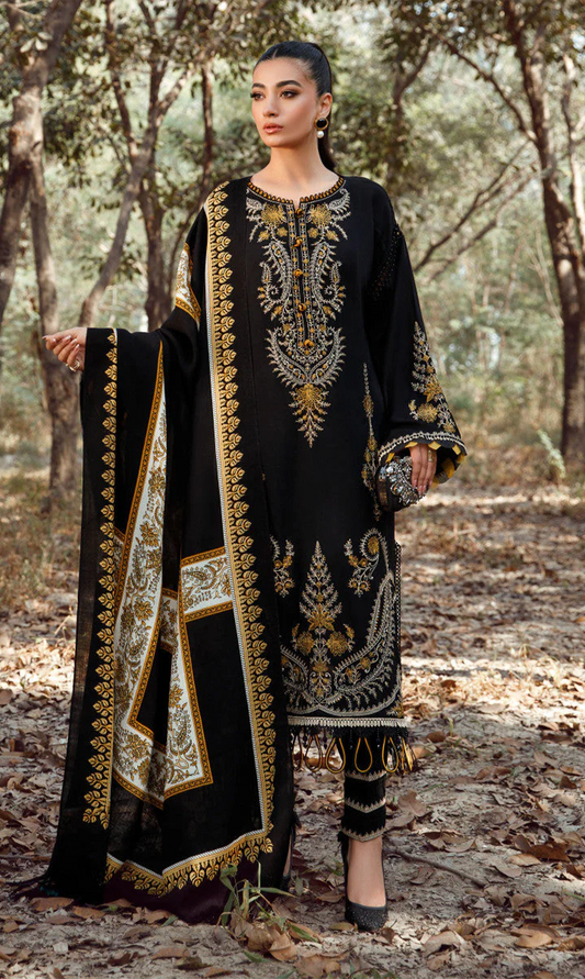 MARIA.B. 3PC Lawn Suit With Diamond Printed Dupatta - MP014