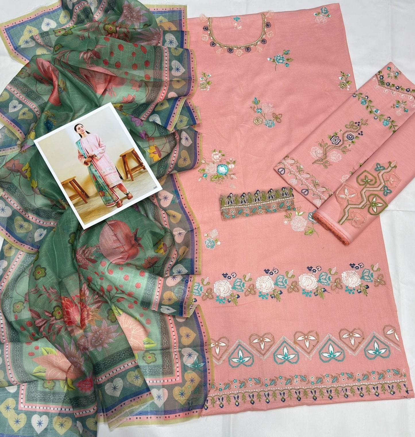 Coco by Zara Shahjahan Embroidered Lawn Unstitched 3Pc Suit - MP018