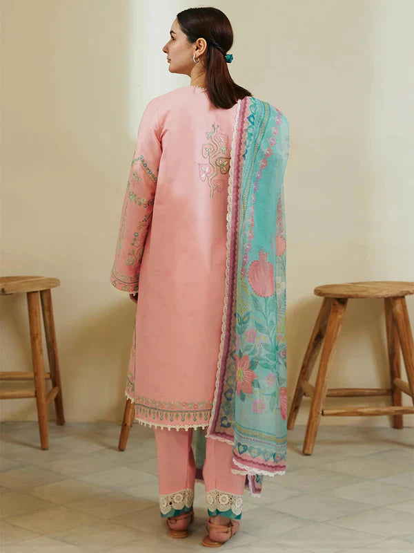 Coco by Zara Shahjahan Embroidered Lawn Unstitched 3Pc Suit - MP018